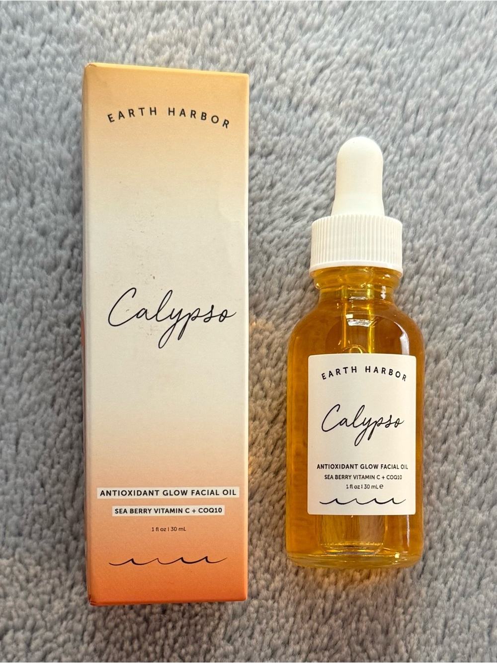 2/$50 🌈 NIB Full Size Earth Harbor CALYPSO Antioxidant Glow Facial Oil 1 oz